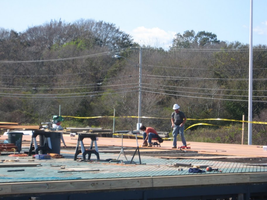 New Mahogany Deck 10/5/2011